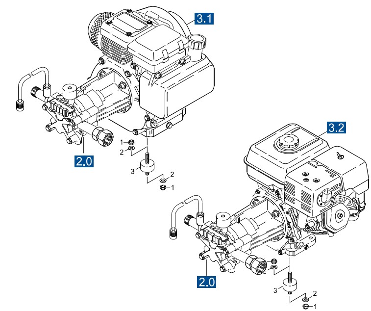 KARCHER K2300G 11941100 Manuals & pump repair